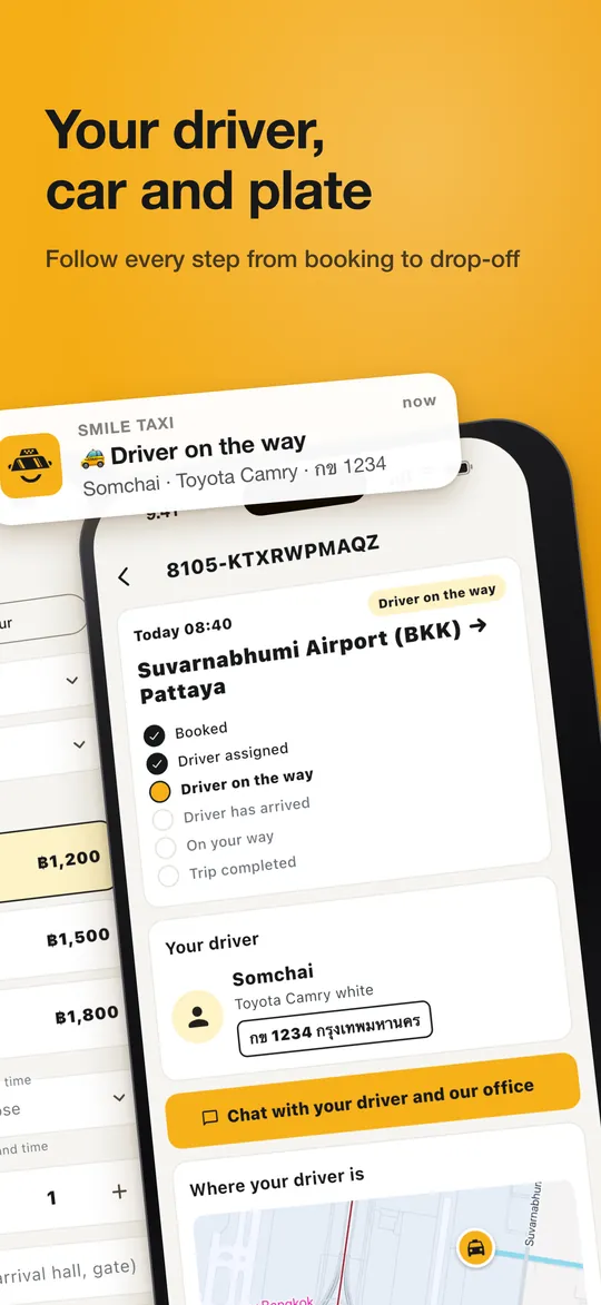 Rider app screens 3